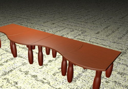 Furniture Long Modular Coffee Tables