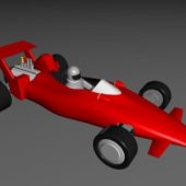 F1 Race Cartoon Car