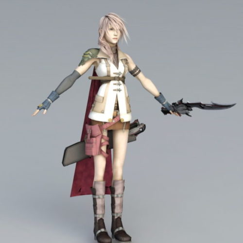 Ffx 13 Lightning Game Character
