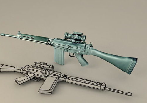 Fn Battle Rifle Gun