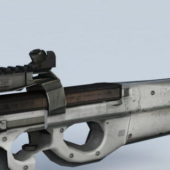 Gun Fn P90 Submachine Weapon