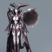 Anime Fallen Angel Devil Character