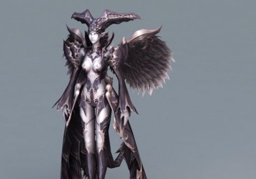 Anime Fallen Angel Devil Character