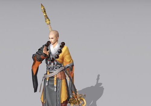 Fantasy Character Warrior Monk