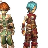 Anime Boy Warrior Character Characters