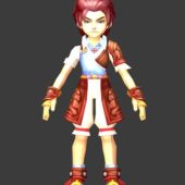 Fantasy Boy With Red Hair | Characters