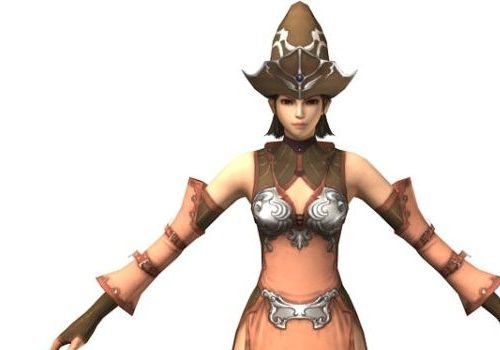 Gaming Fantasy Girl Character Characters