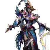 Gaming Female Mage Character Characters