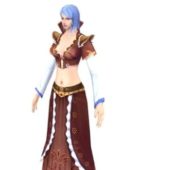 Fantasy Game Girl Character