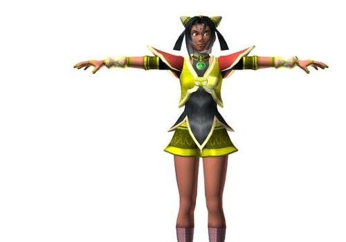 Fantasy Girl African Warrior Characters