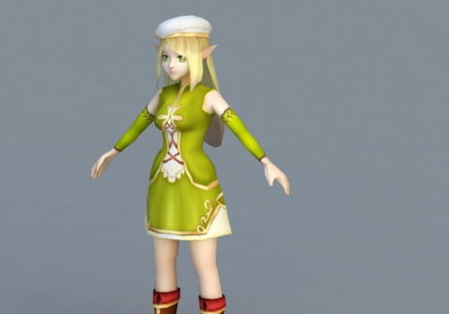 Elf Girl Character