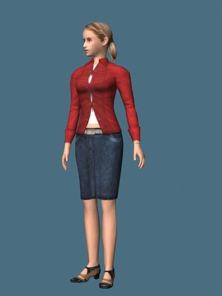 Fashion Woman Rigged | Characters