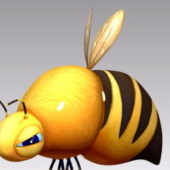 Fat Bee Cartoon Character