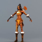 Female Amazon Archer Character