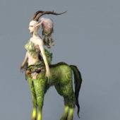 Female Character Antelope Centaur