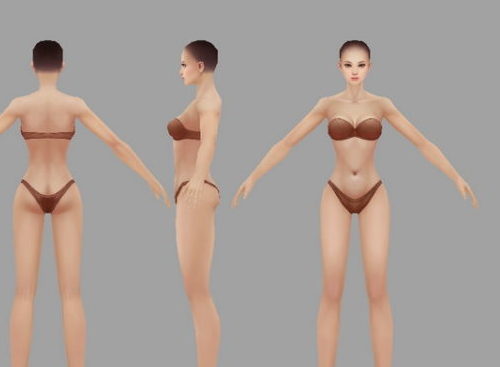Character Female Body In Bikini