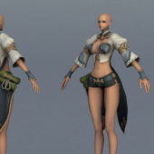 Beauty Female Character Game Concept