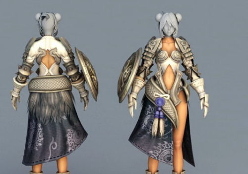 Game Character Female Armor Demon
