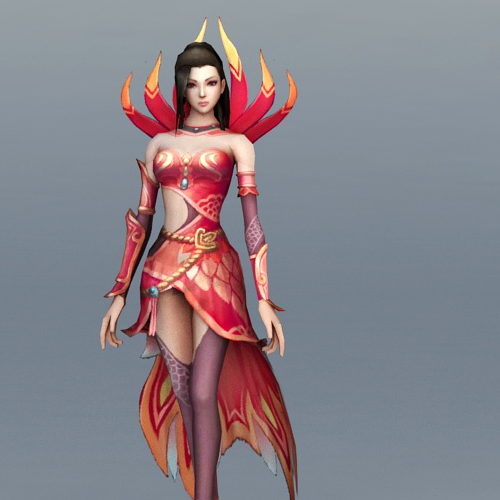 Female Character Fire Sorceress
