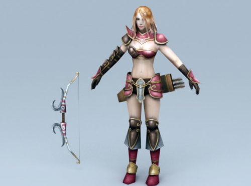 Character Female Medieval Archer