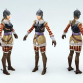 Character Western Female Knight