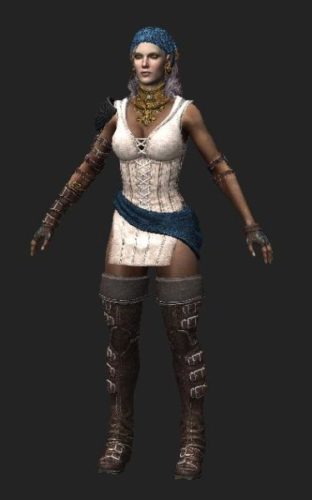 Female Pirate Character