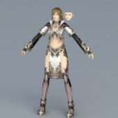 Female Sorceress Art Game Character