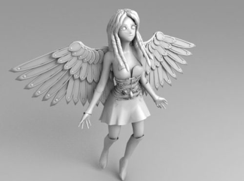 Character Angel Female Warrior