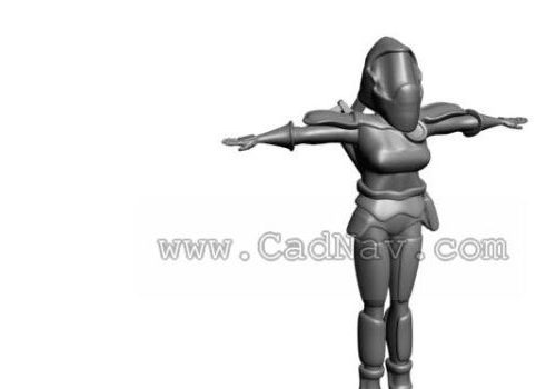 Female Armor Character