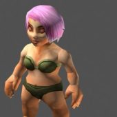 Female Dwarf Cartoon Style | Characters