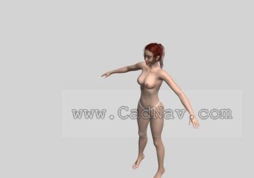 Young Female Body Character