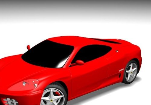 Red Ferrari 360 Modena Car