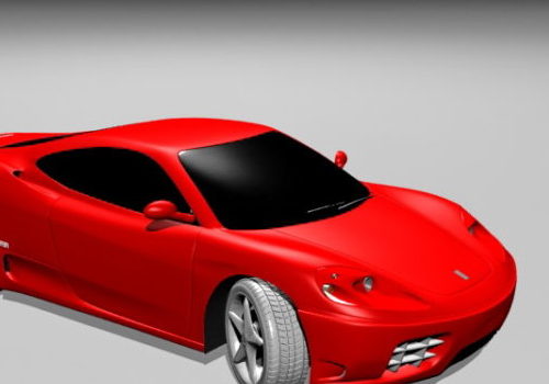 Red Ferrari 360 Sports Car