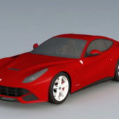 Red Ferrari Berlinetta Car