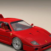 Sports Ferrari F40 Car