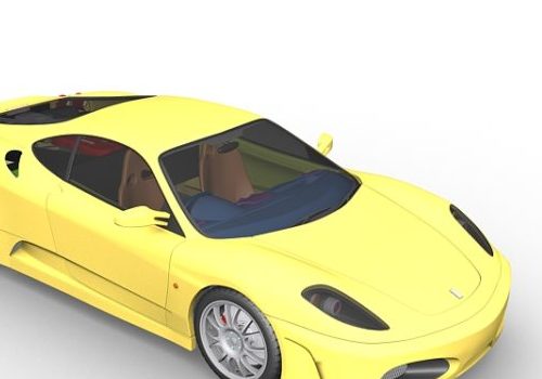 Yellow Ferrari F430 Scuderia Car