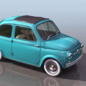 Vintage Fiat 500l Mini Mpv Car