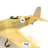Vintage Fiat G-50 Fighter Aircraft