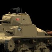 Military Fiat M13 Medium Tank