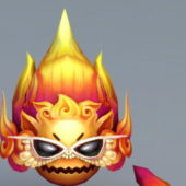 Character Fire Demon Monster