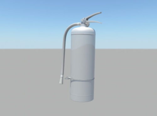 Lowpoly Fire Extinguisher