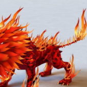 Fire Lion | Animals