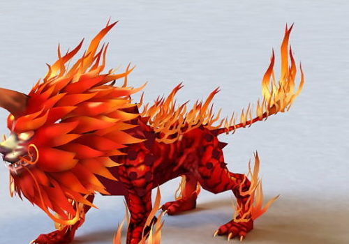 Fire Lion | Animals