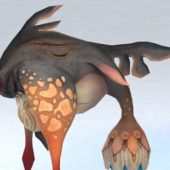 Fish Monster Animated & Rigged | Animals