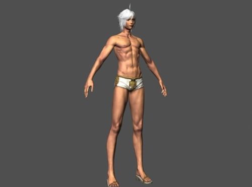 Fitness Man Character Design