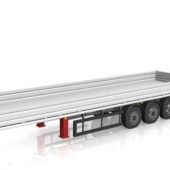 Industrial Flat Bed Trailer Truck