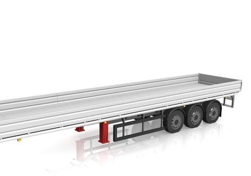 Industrial Flat Bed Trailer Truck