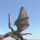 Flying Wing Dragon Rigged