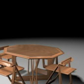 Furniture Folding Dining Table Set