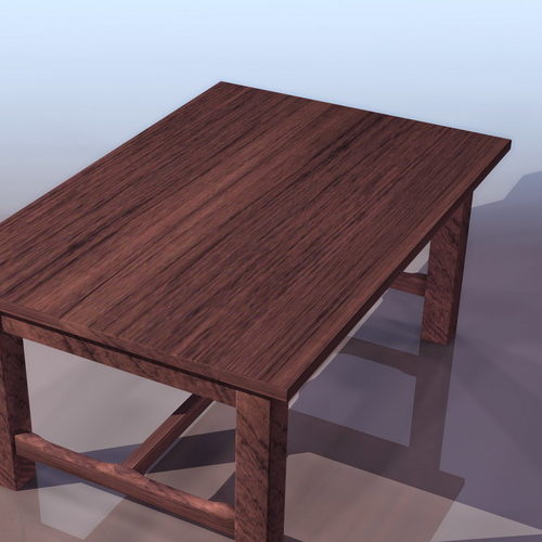 Wood Folk Art Table | Furniture